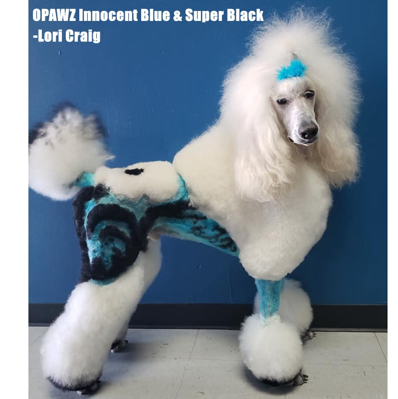 Dog Hair Dye Gel Navy Blue - New Bright Fun Shade Semi-Permanent