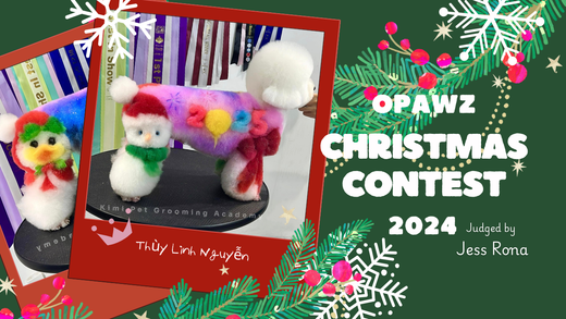 Creative Dog Grooming OPAWZ Christmas Contest 2024