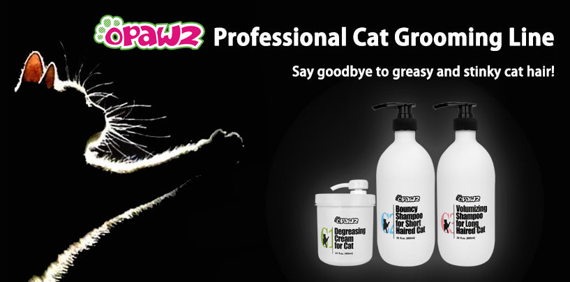 OPAWZ Professional Cat Grooming Line Say goodbye to greasy and stink