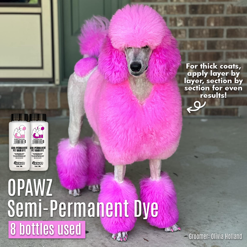 Dye Bubble Dog Hair Gum Semi-Permanent - OPAWZ Pink